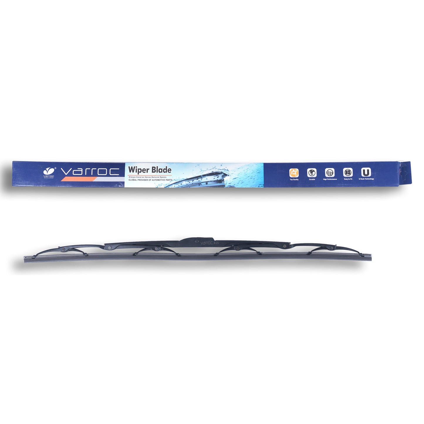 Wiper Blade, 9 mm U Hook, 559 mm/22 inches, Passenger & Driver Side -WIPB-UNIV-UH22