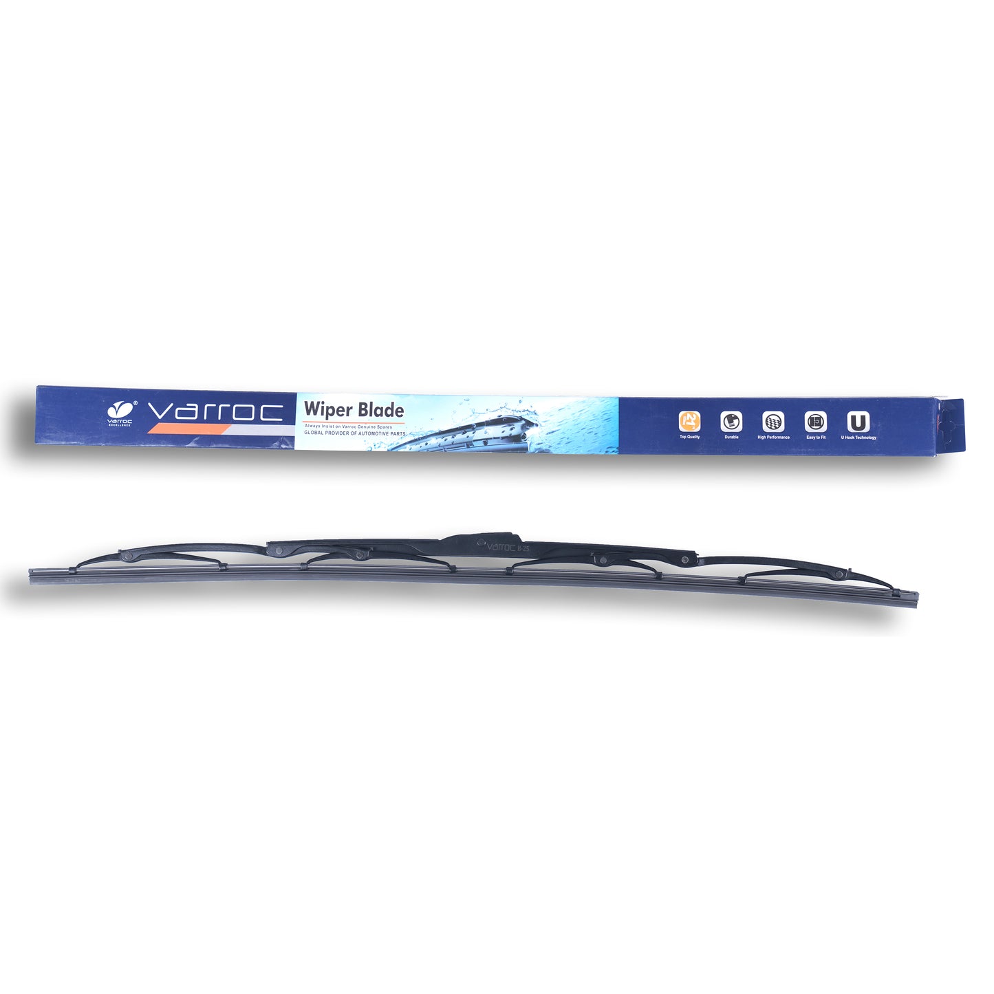 Wiper Blade, 9 mm U Hook, 610 mm/24 inches, Passenger & Driver Side -WIPB-UNIV-UH24