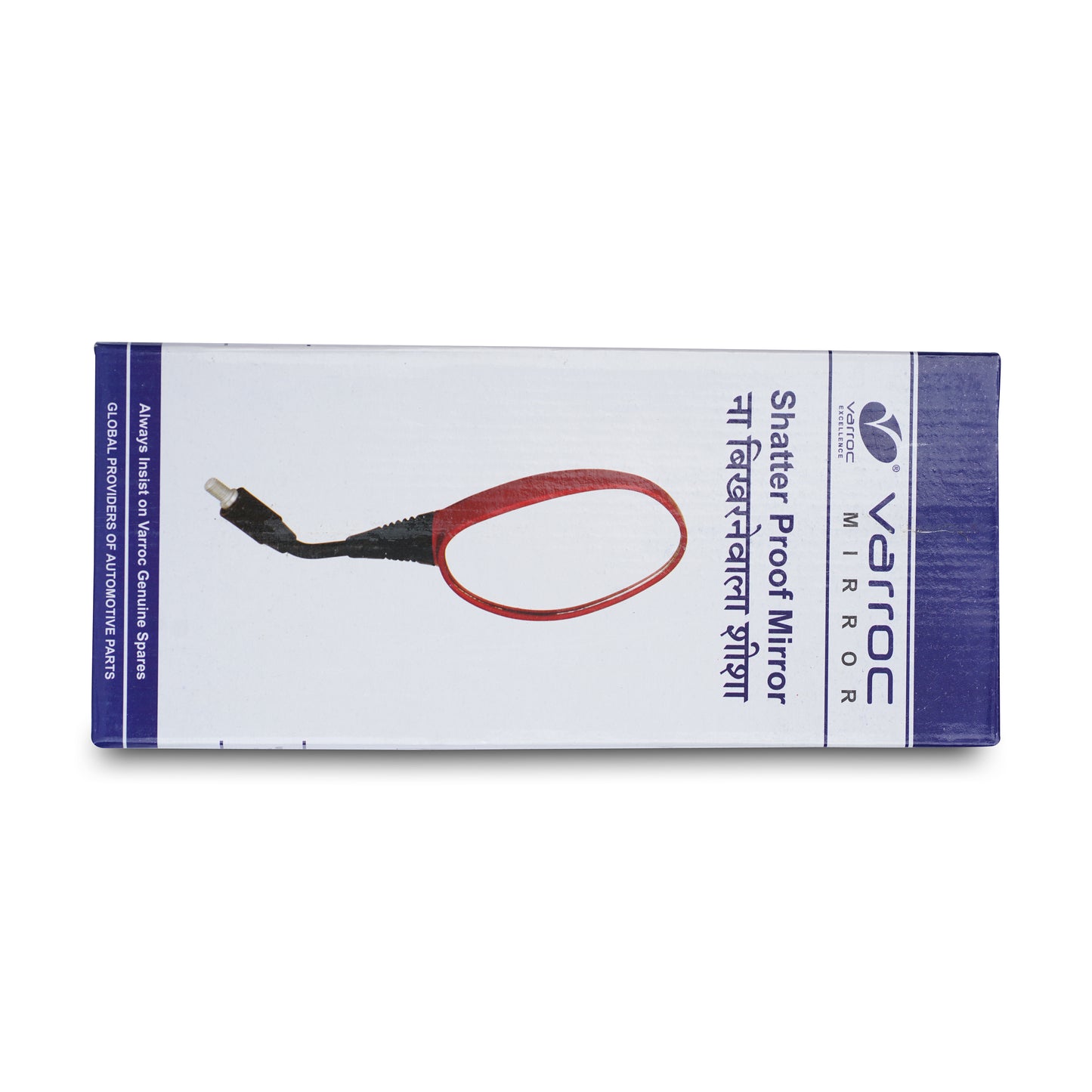 Varroc Shatter Proof Rear View Mirror For TVX Left Hand Star SPORT W O ADAPTOR (Pack of 1) - REVM-SPRT-LH20