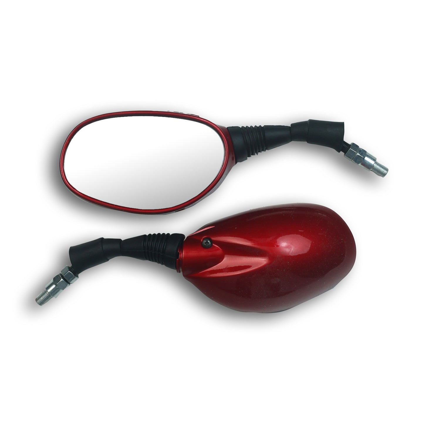 Varroc Shatter Proof Rear View Mirror For HiroPassion PRO SplendorPRO CANDY RED Right Hand (Pack of 1) - REVM-PSRP-300AR