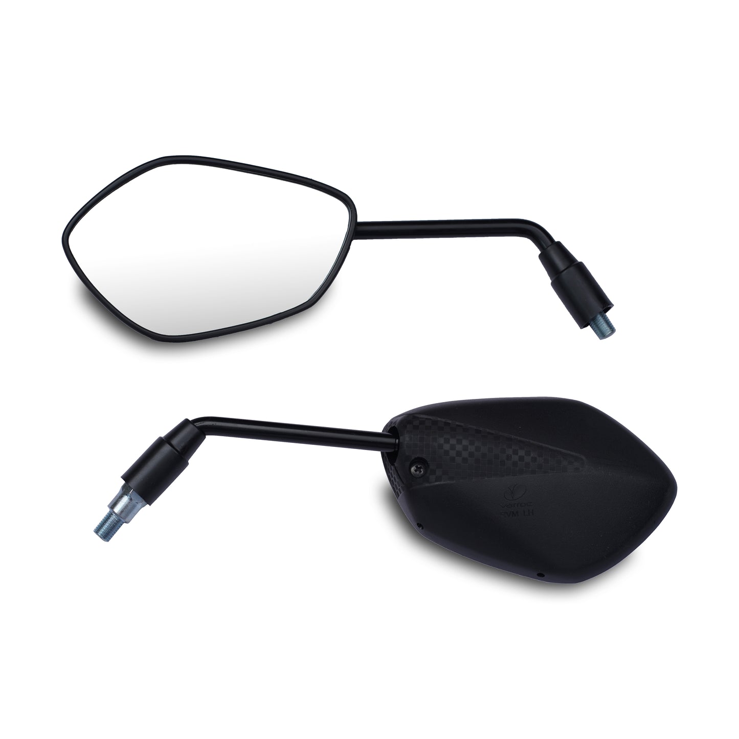 Varroc Shatter Proof Rear View Mirror For SZUKI GIXXER BARTAMAN WITH ADAPTOR Left Hand (Pack of 1) - REVM-GXER-LH360