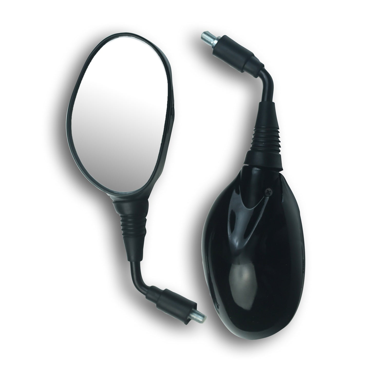 Varroc Shatter Proof Rear View Mirror For HiroPASSION PRO Splendor PRO Right Hand BLACK (Pack of 1) - REVM-PPRO-254R