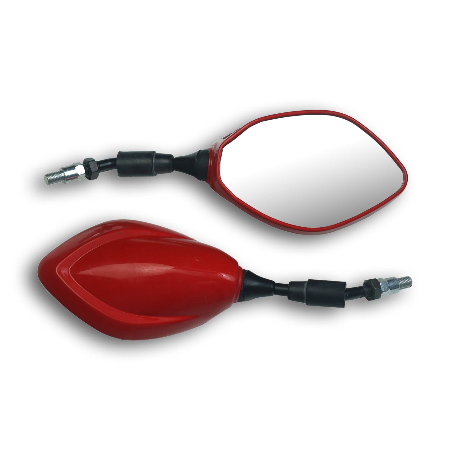 Varroc Shatter Proof Rear View Mirror For HiroPassion PRO NM REFRESH SPORTS RED Left Hand (Pack of 1) - REVM-PPRO-367AL