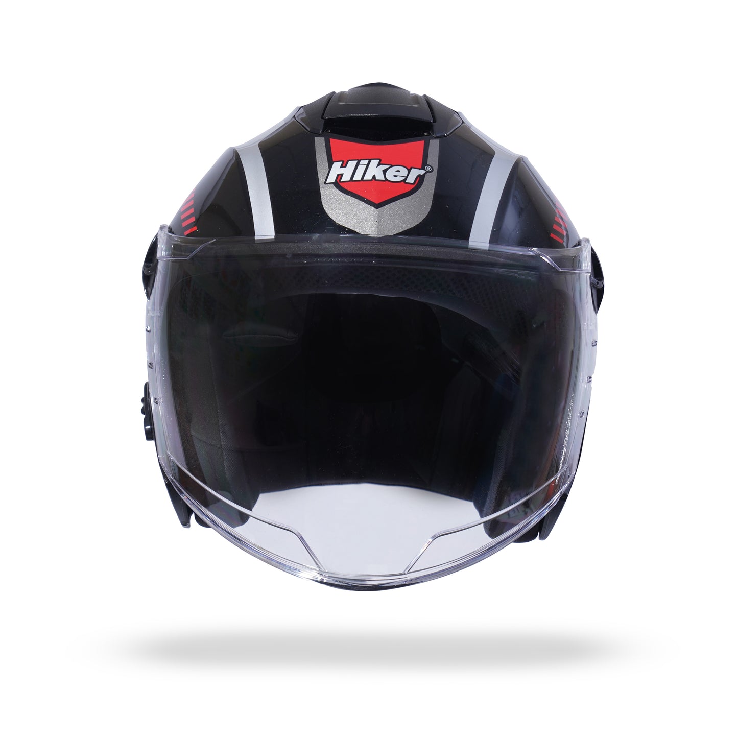 FLASH PRO MAX Half Face Helmet-Gloss Black -HLMT-BRED-FPMX1G