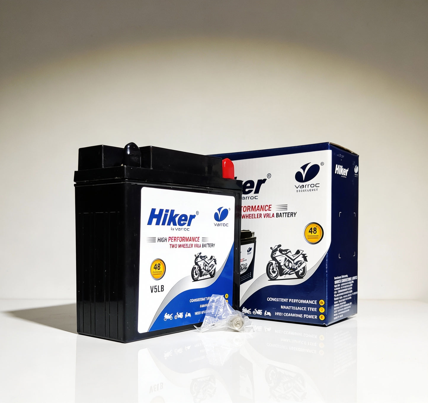 Hiker by Varroc V5LB, 5Ah and 12 V Battery for Bike -BTRY-5AH-V5LB