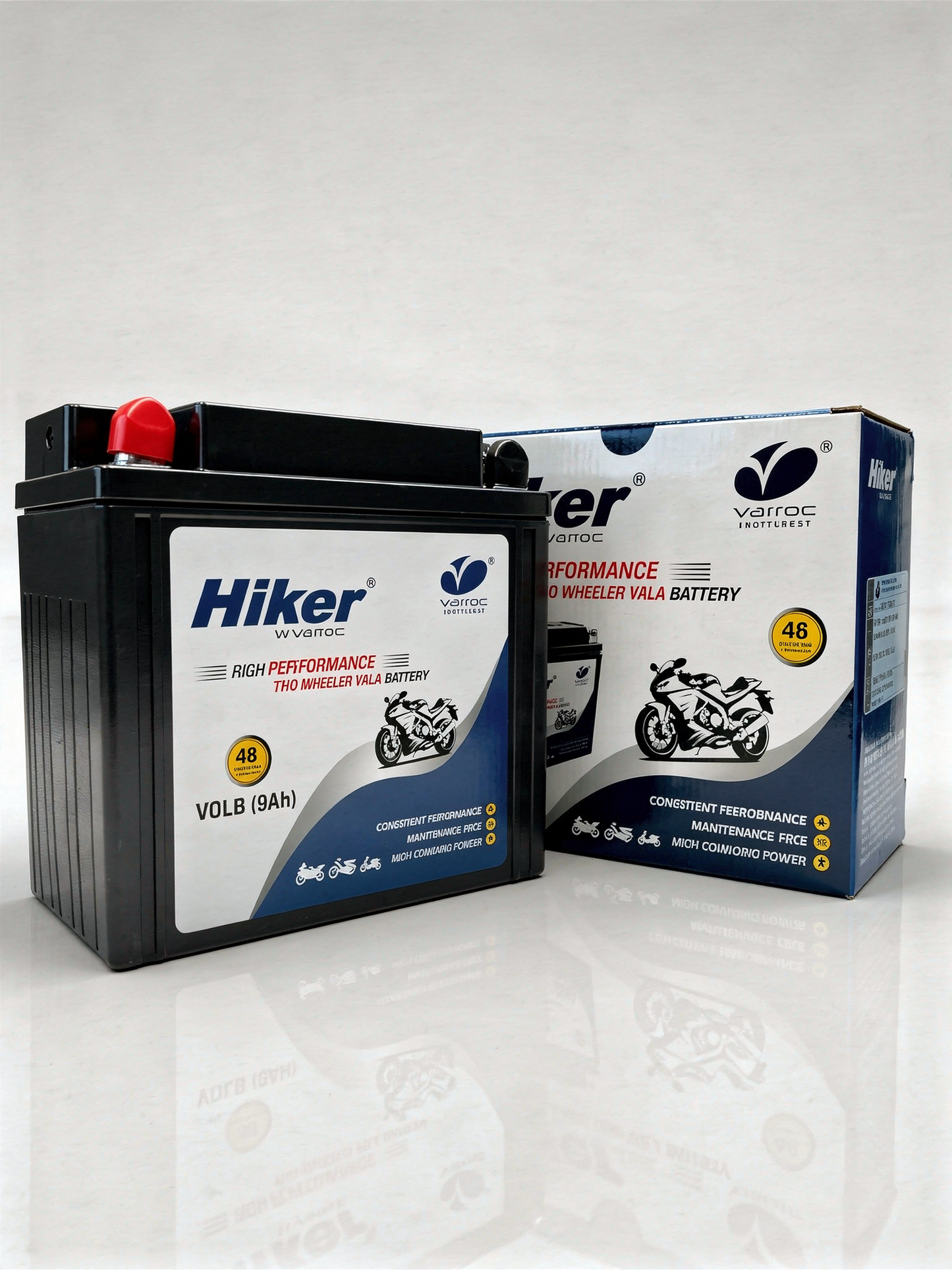 Hiker by Varroc V9LB, 9Ah and 12 V Battery for Bike -BTRY-9AH-V9LB
