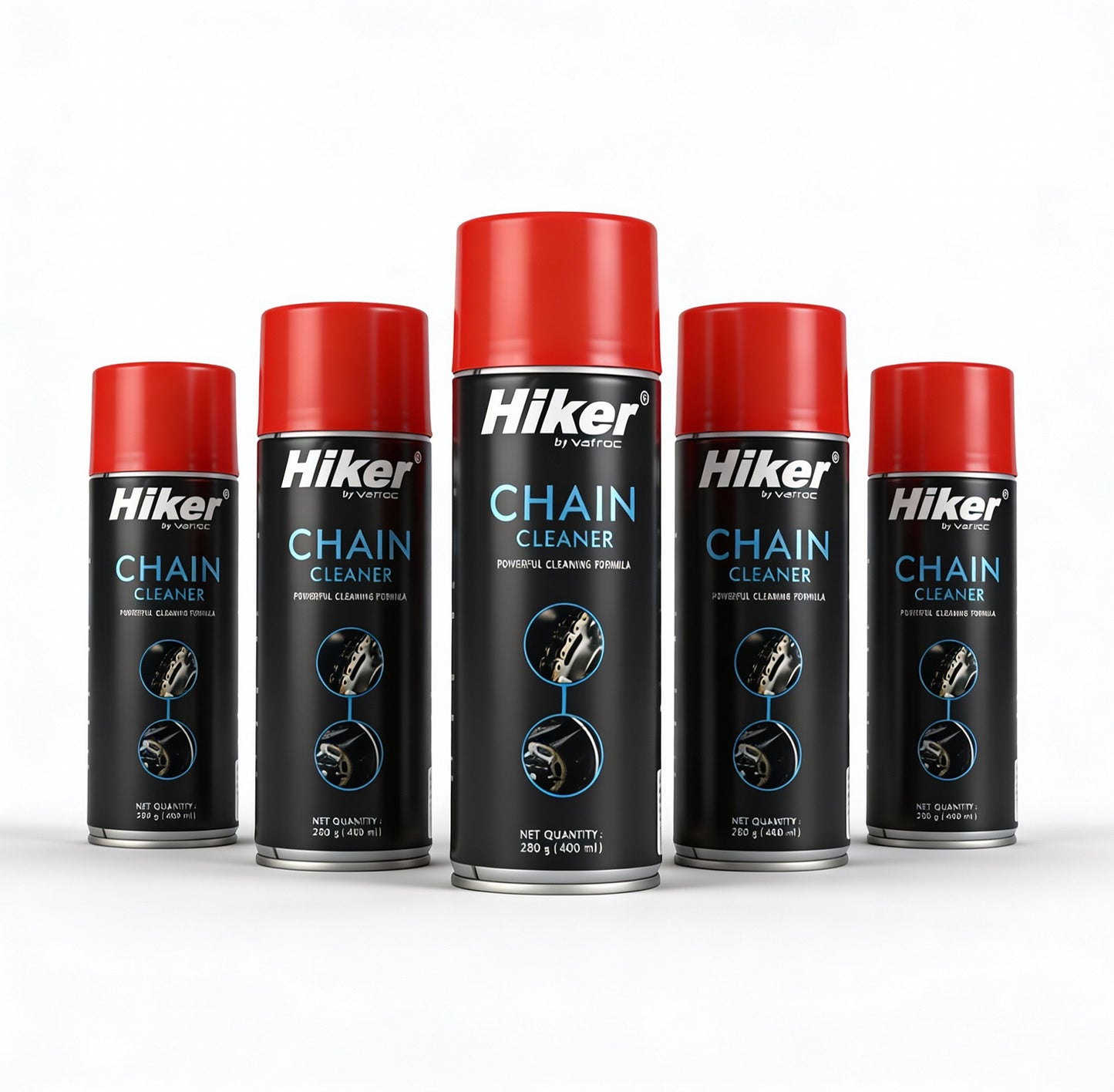 Hiker by Varroc Bike Chain Cleaner - Pack of 5 -CARC-UNIV-CK400