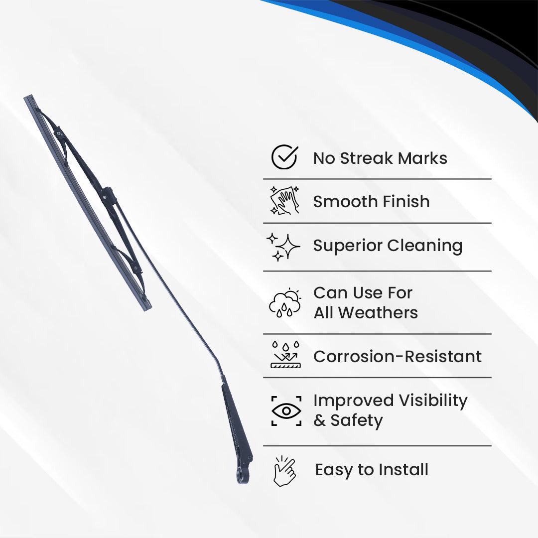 Wiper Blade With Arm for Comp RRE 205 (11 Inch) -WIPB-COMP-AL23