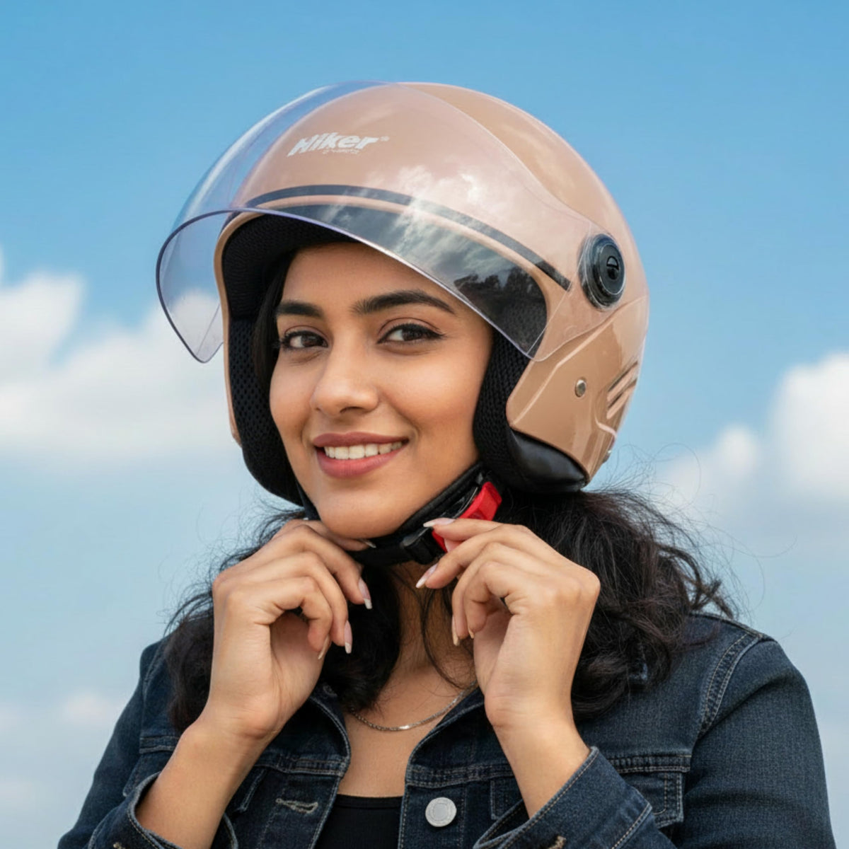 Hiker Lyra Pro Dessert Storm Half Face Helmet