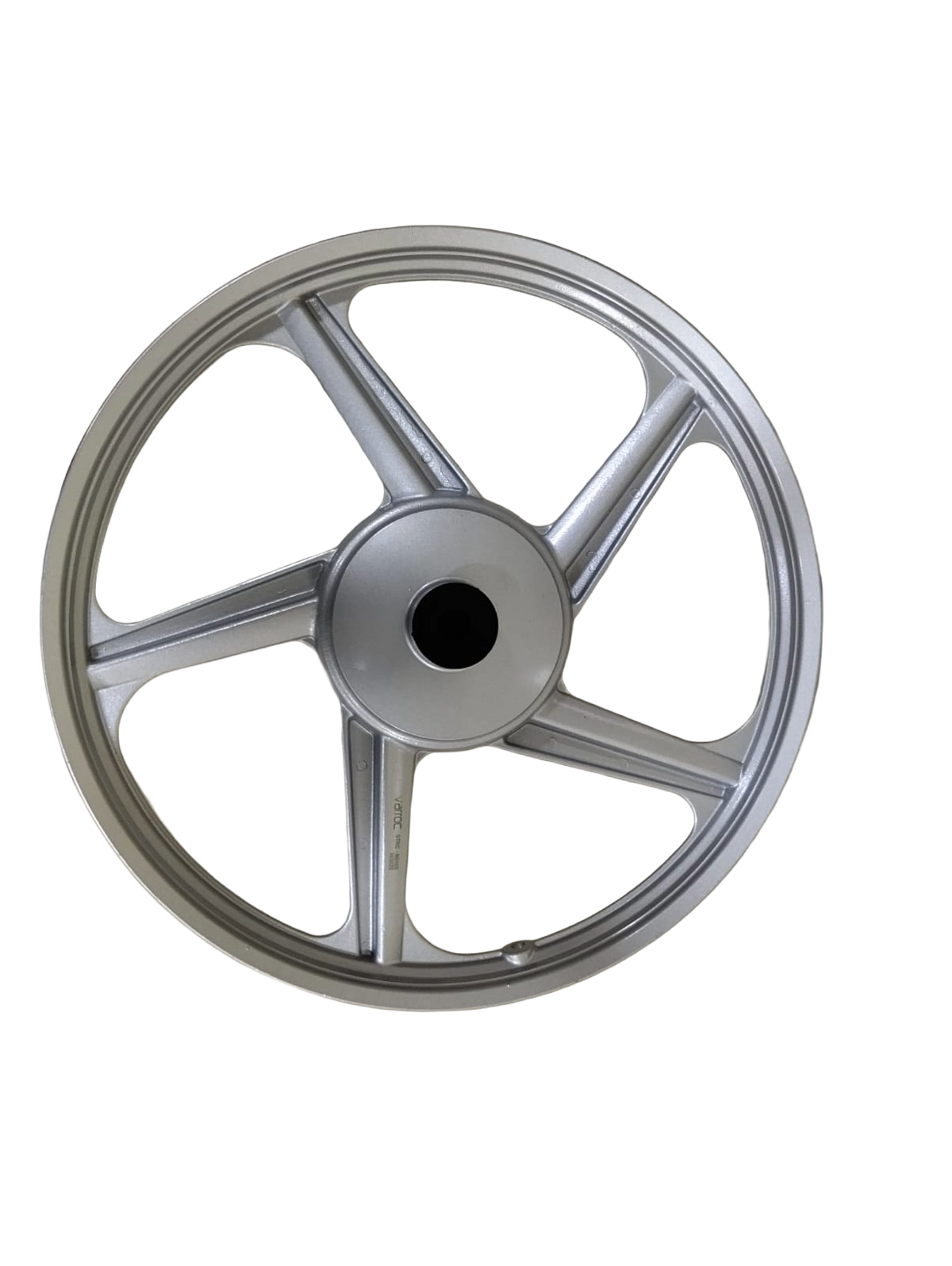 Varroc Alloy Wheel Fr 130Mm 1.4X17 Str City Slv TVS- ALOY-STRC-N8165