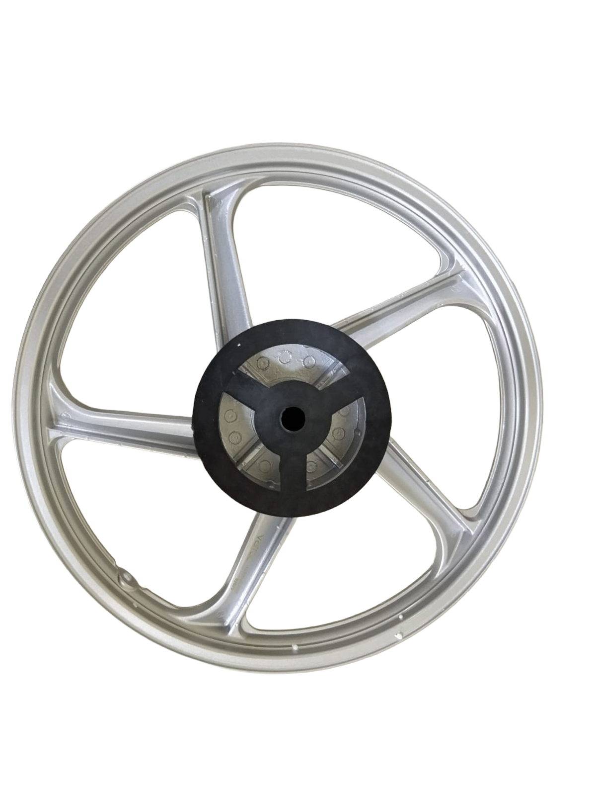 Varroc Alloy Wheel Rr 110 1.5X16 X L100 Hd Slvr TVS- ALOY-XL100-XLHRS