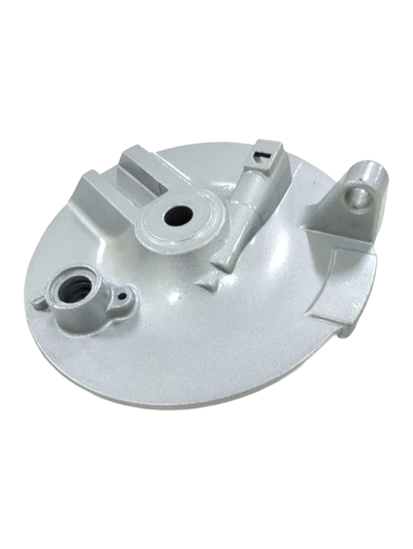 Varroc Drum Plate Fr Silver Cb Shain Dyuga Dneo Honda- DRUM-CBSHN-45KTS