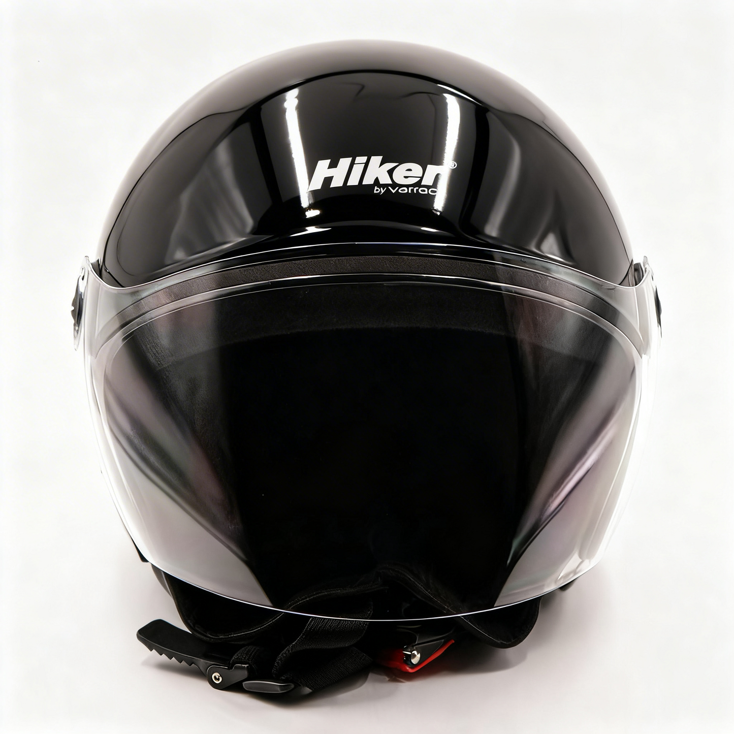 Hiker Lyra Pro Black Half Face Helmet