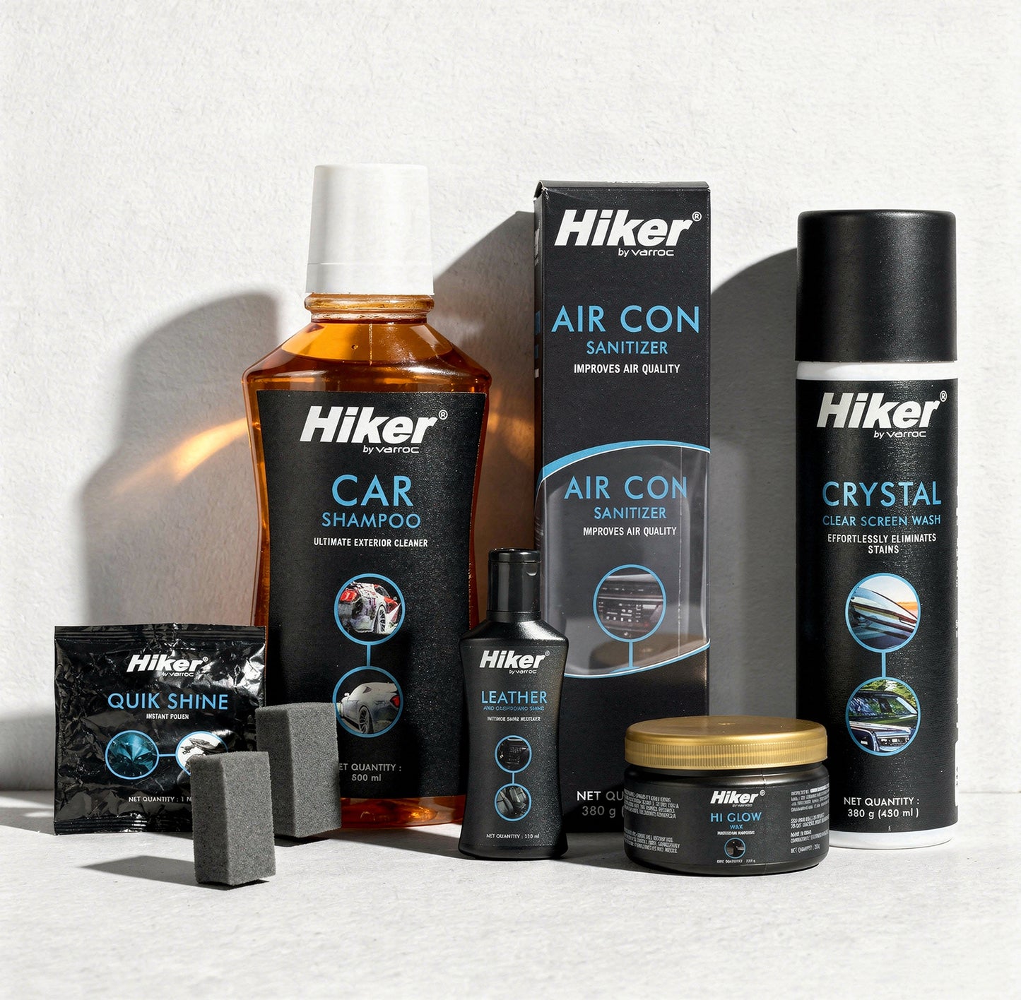 Hiker Ultimate Car Care Combo – Complete Cleaning, Shine & Protection Kit