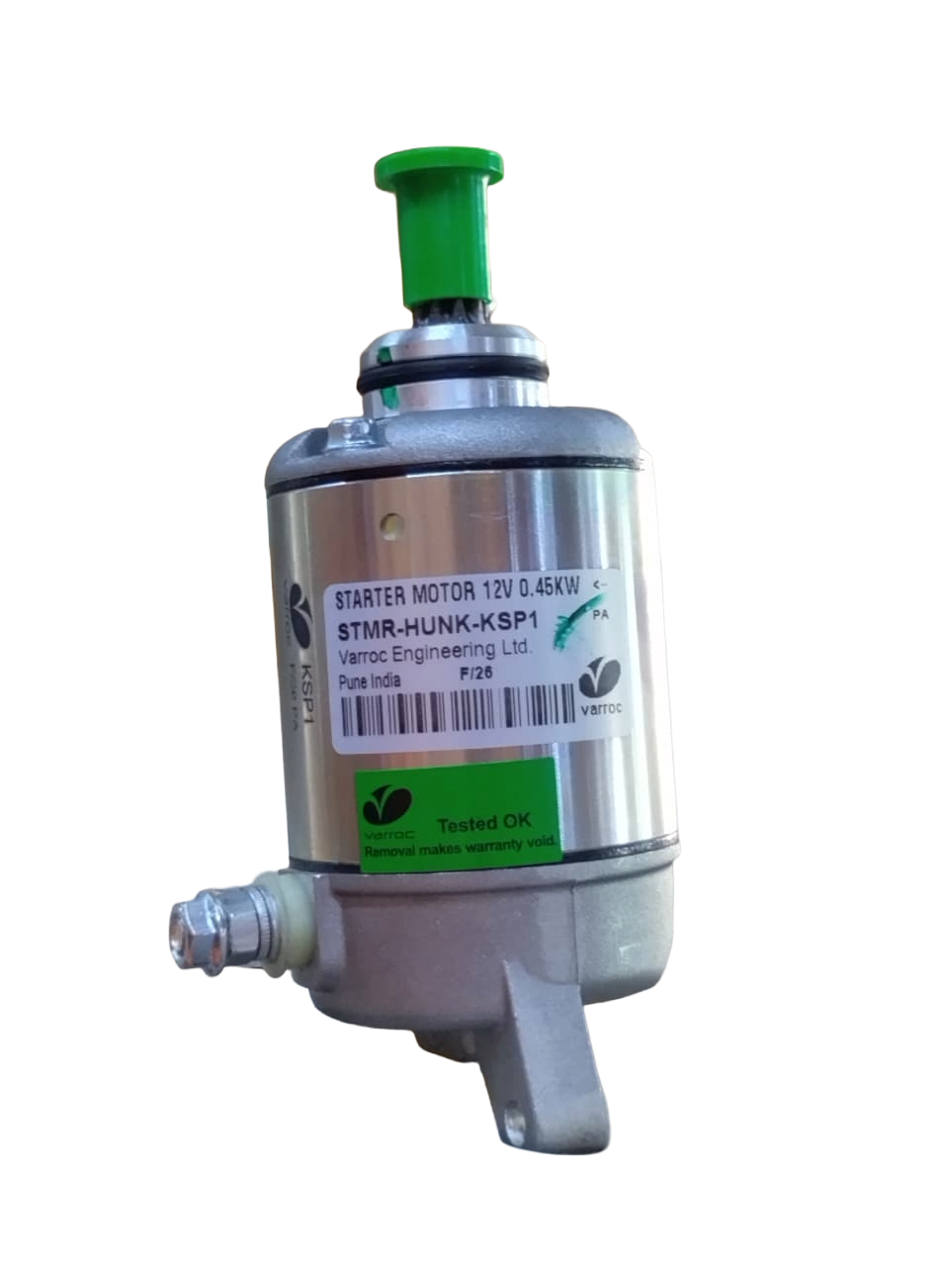 Varroc Starter Motor Hoonda Hank/Cbzee/Ambetion/Shain/Unicon - STMR-HUNK-KSP1
