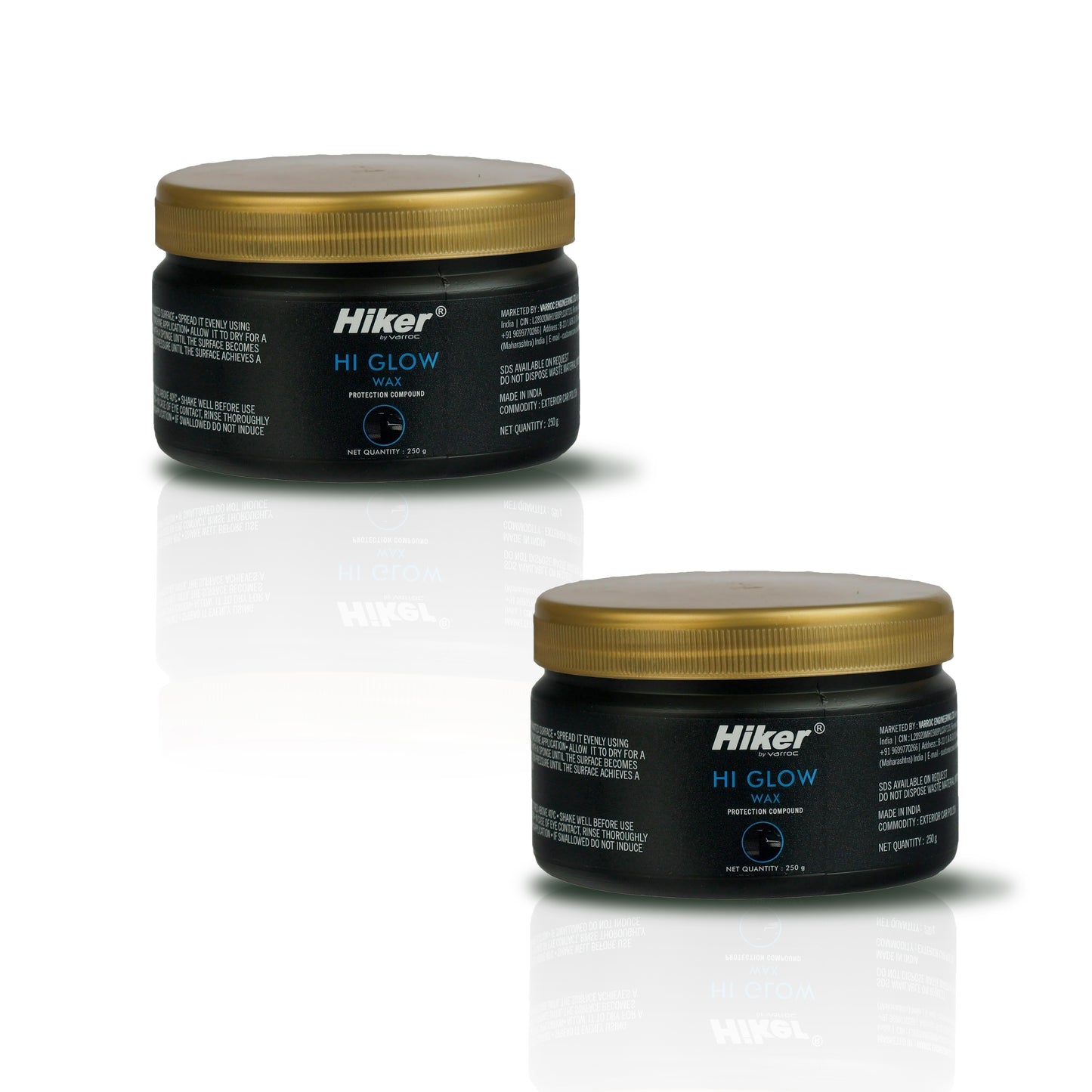 Hiker by Varroc Car Hi Glow wax - Pack of 2 -CARC-UNIV-HG250