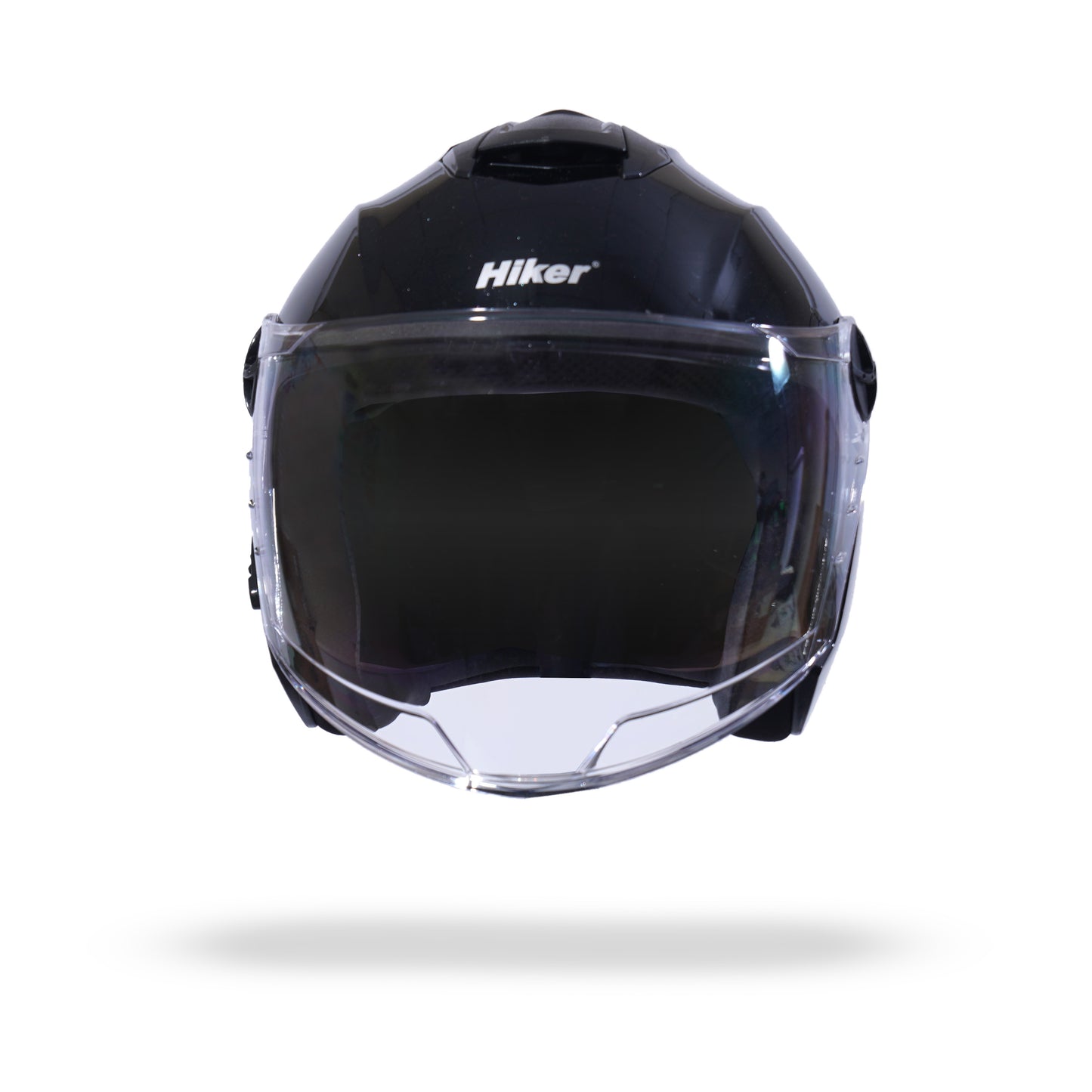 FLASH PRO Half Face Helmet -Gloss Black