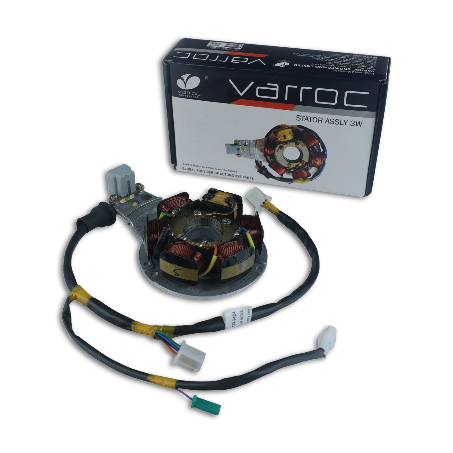 Varroc BAJJ Coil Plate Assembly Auto2 Petrol MGCP-AUTO-2424 | High-Performance Copper Winding