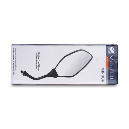 Varroc Shatter Proof Rear View Mirror For BAJJ Pulsar 135 XCED 135 Left Hand  (Pack of 1) - REVM-SPNT-JD00