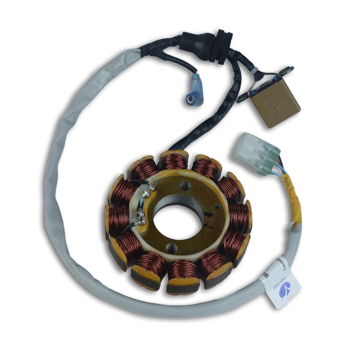 Varroc BAJJ Coil Plate Assembly After 2015 Pltn 100Es MGCP-PLTN-PF24 | High-Performance Copper Winding