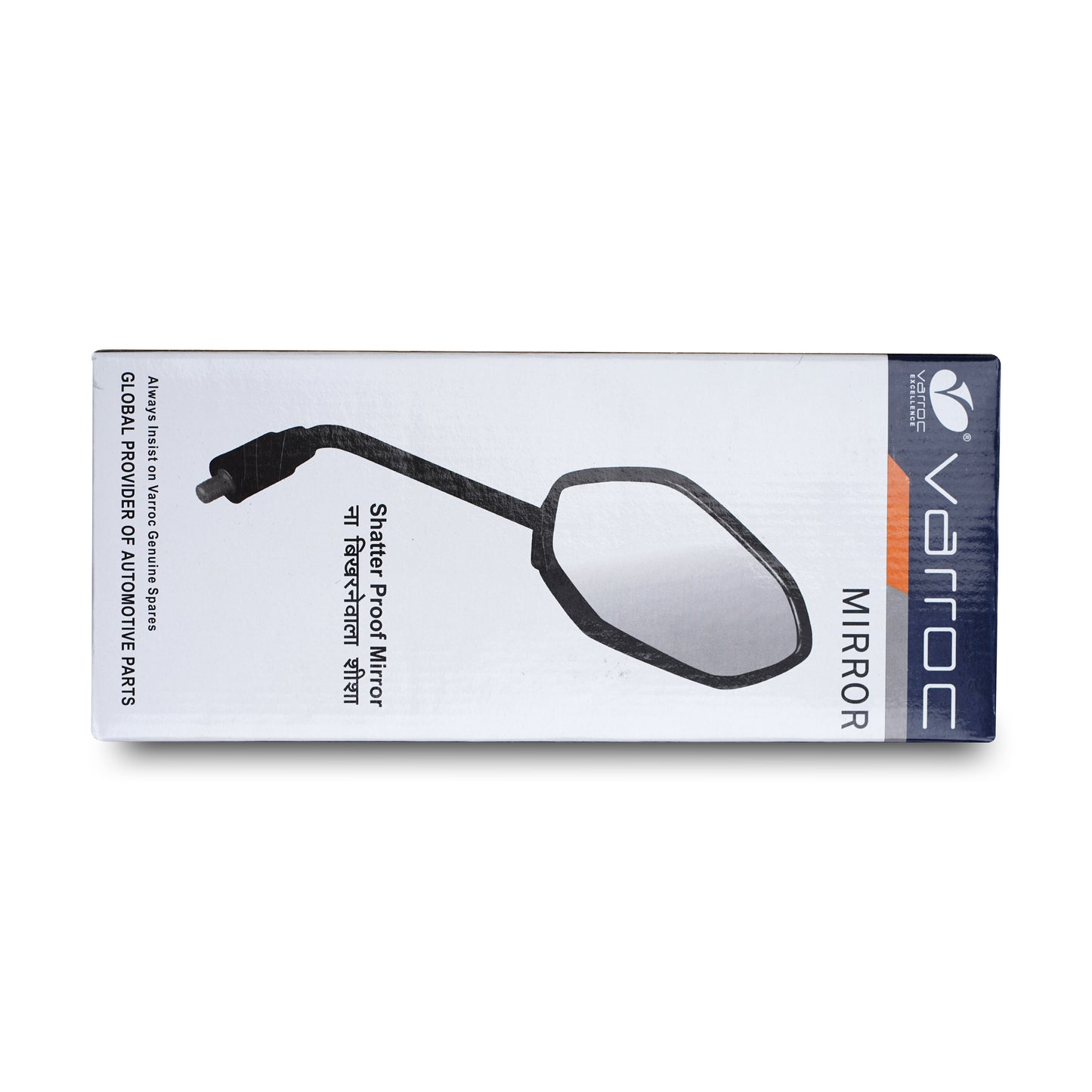 Varroc Shatter Proof Rear View Mirror For BAJJ Caliber 115 /CT-100 Right Hand (Pack of 1) - REVM-C115-DD08