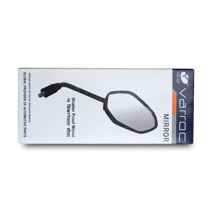 Varroc Shatter Proof Rear View Mirror For BAJJ Caliber 115 /CT-100 Right Hand (Pack of 1) - REVM-C115-DD08