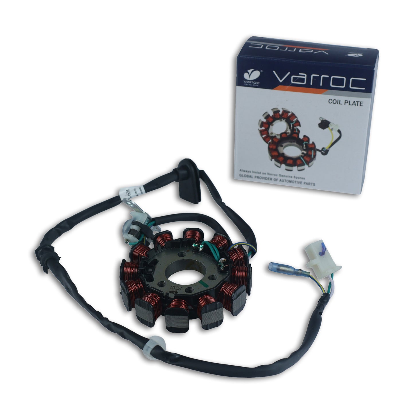 Varroc Hoonda Coil Plate Assembly Actva Het 12 Pole MGCP-ATVA-HETM | High-Performance Copper Winding