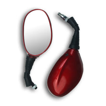 Varroc Shatter Proof Rear View Mirror Left Hand For HiroGLAMOR CANDY RED (Pack of 1) - REVM-GLMR-171AL