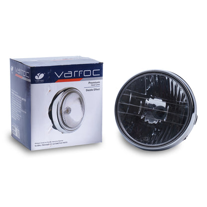Varroc Head Lamp Assy With Dome Str Dlx - HLAM-SDLX-HA110