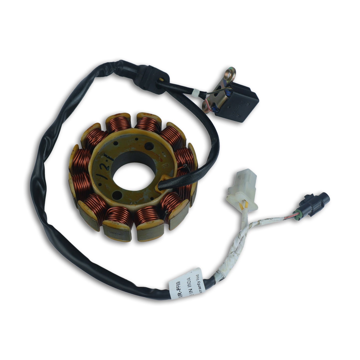 Varroc BAJJ Coil Plate Assembly Bm150 Ug MGCP-BOXR-PF69 | High-Performance Copper Winding