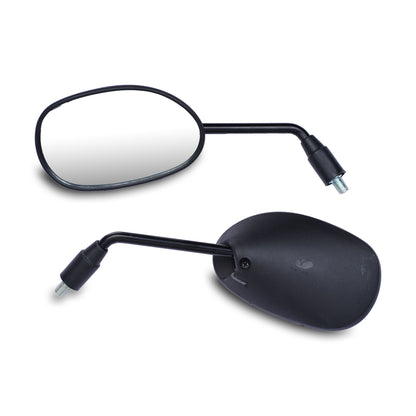 Varroc Shatter Proof Rear View Mirror For HiroLeft Hand HF DLX WITH ADAPTOR(Pack of 1) - REVM-HDLX-LH01