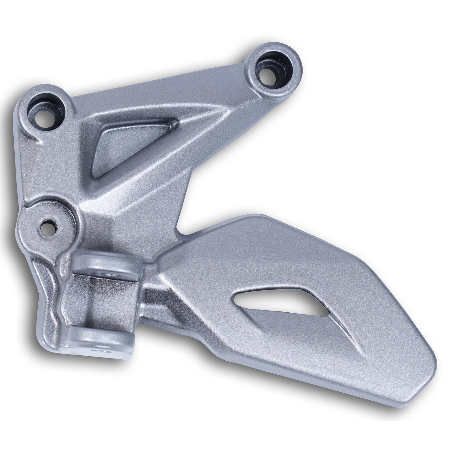Varroc Foot Rest Bracket Front Left Hand for Pulsur 200 NS – Silver | Heavy-Duty Aluminium Casting | Rust-Free, Corrosion Resistant, Easy to Install, Durable & Lightweight | OEM Quality Motorcycle Spare Part FBKT-200N-JL4SG