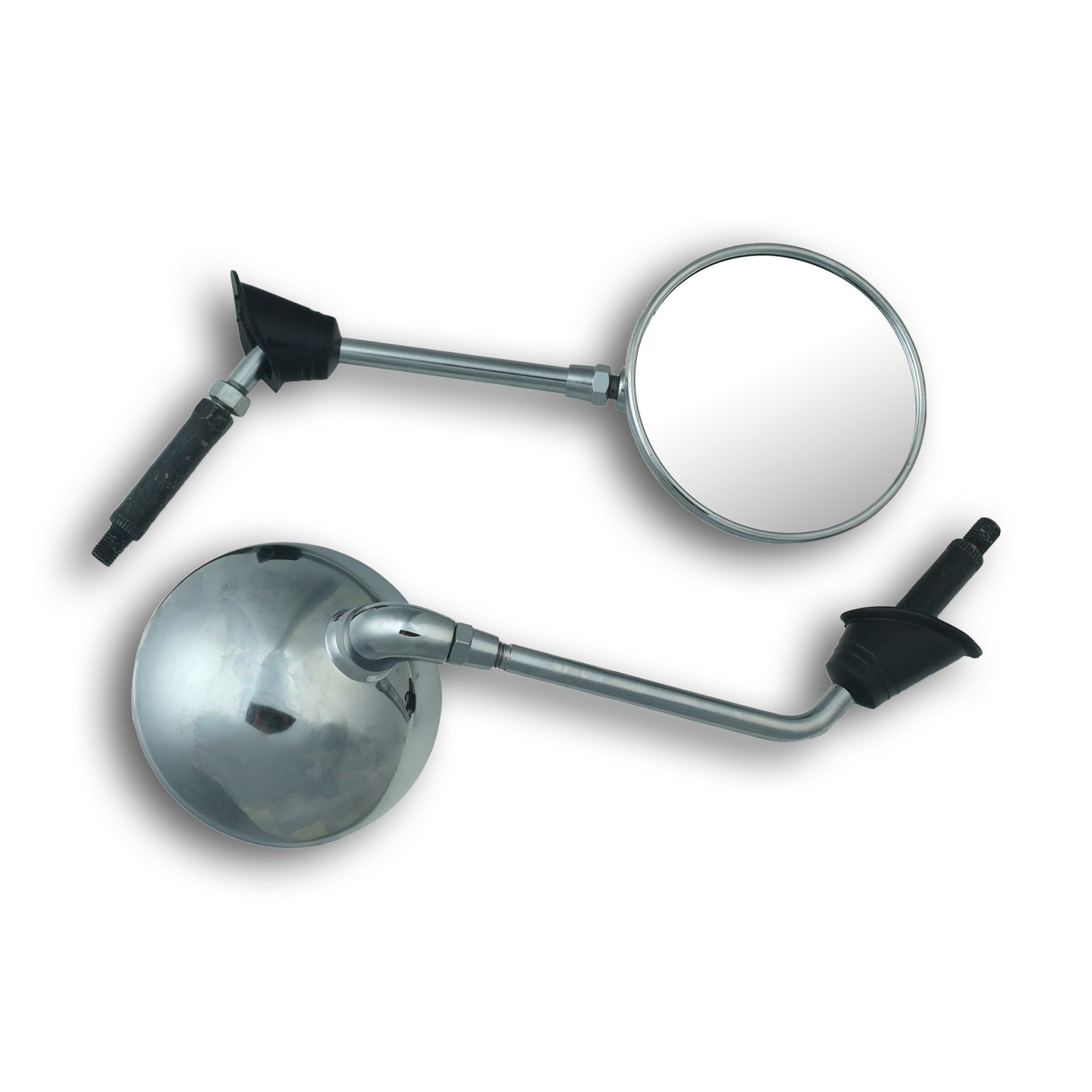 Varroc Shatter Proof Rear View Mirror For TVX CHROME Left Hand JUPITOR CLASSIC  (Pack of 1) - REVM-JPTR-422AL