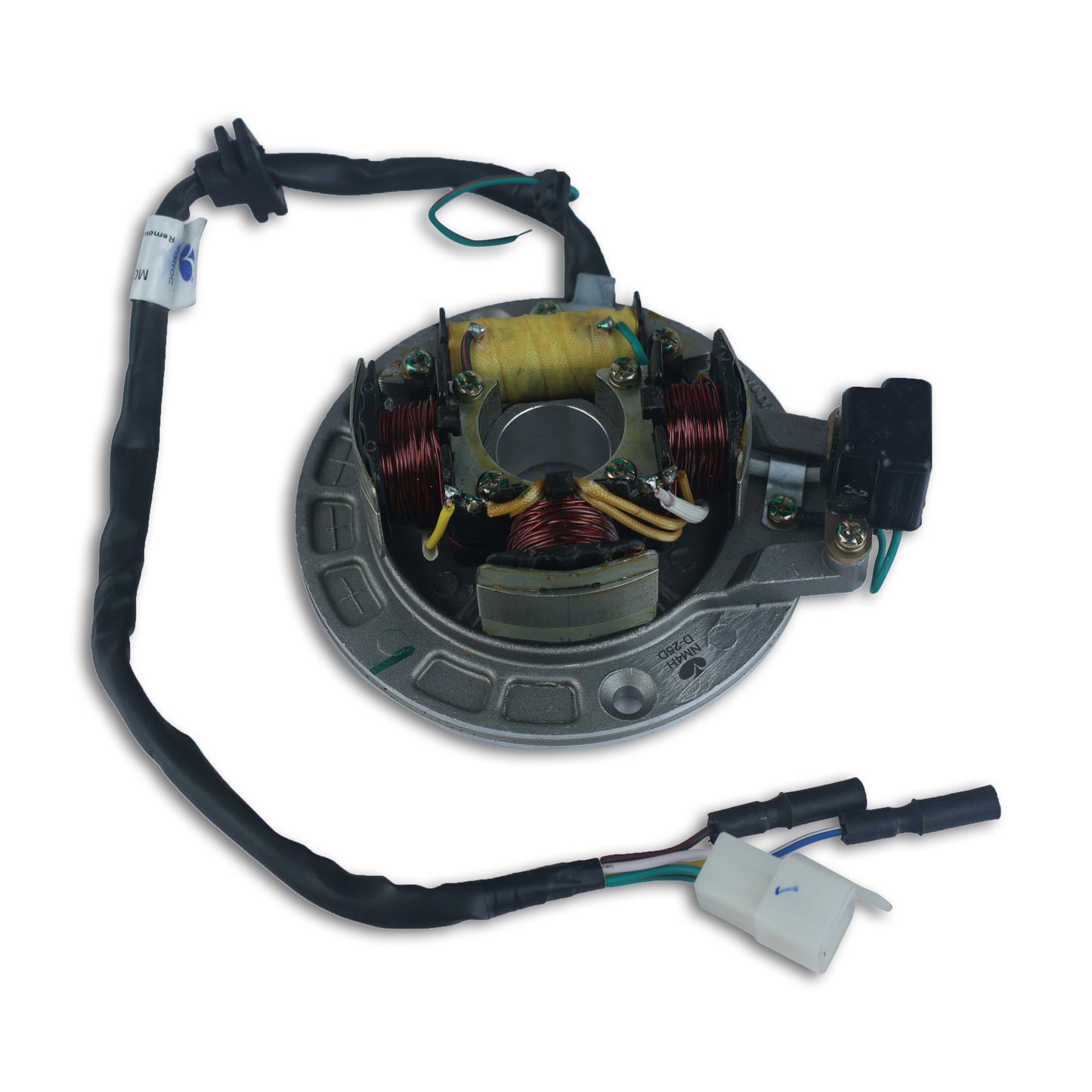 Varroc Hiro Coil Plate Assembly Splender 4 Hole Metsuba MGCP-SPLD-NM4H | High-Performance Copper Winding