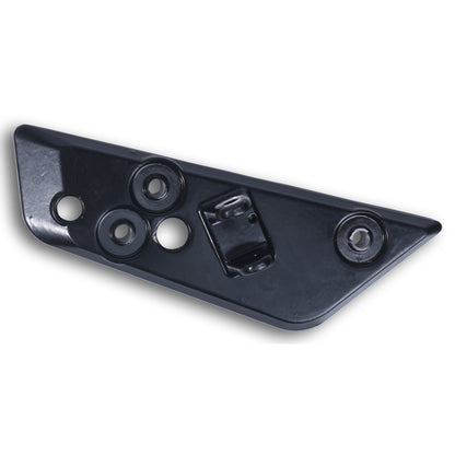 Varroc Foot Rest Bracket Plate Left Hand for RTR 160 OM – Black | Heavy-Duty Aluminium Casting | Rust-Free, Shock-Resistant, Easy to Install & Durable | OEM Quality Motorcycle Spare Part FBKT-RTRO-N920B