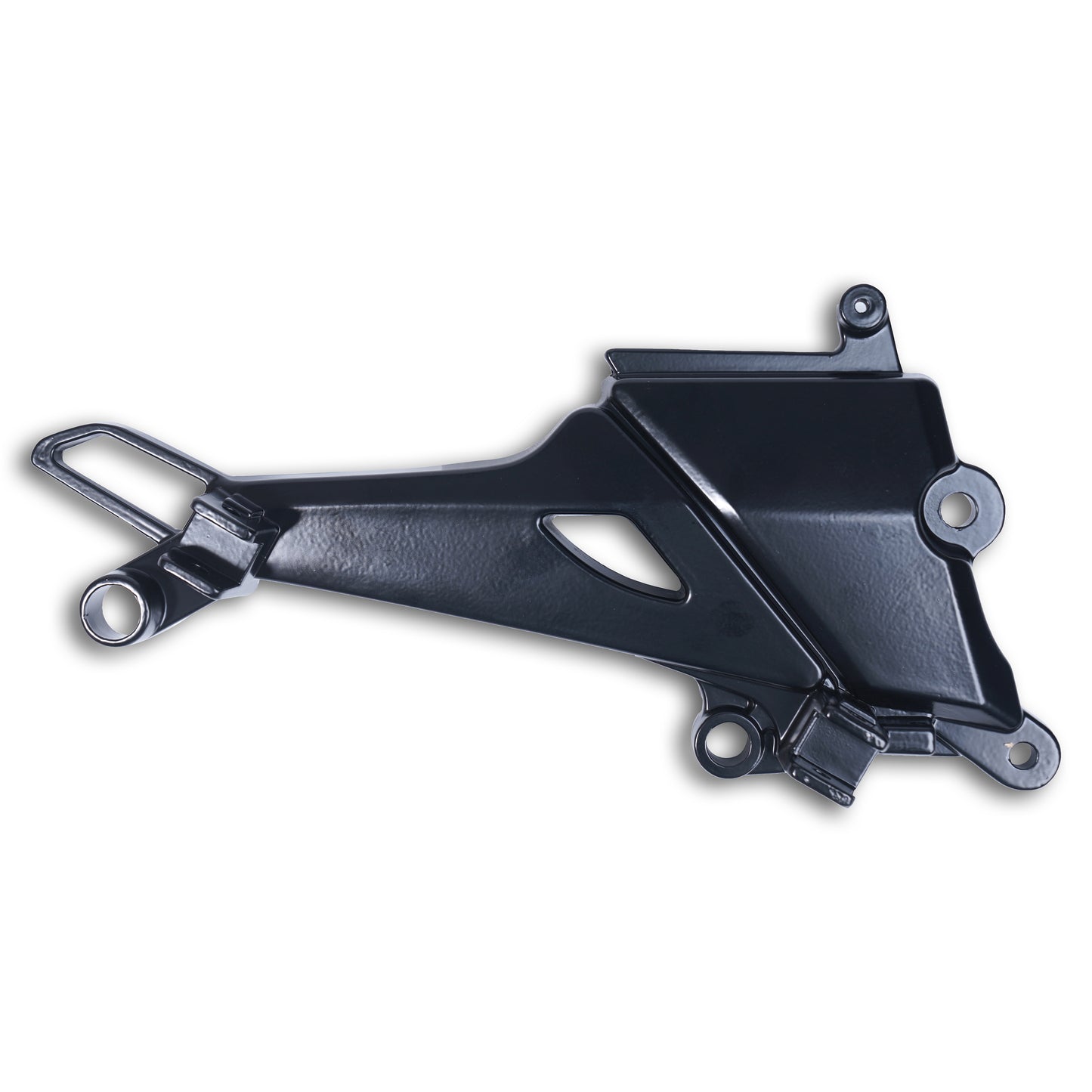 Varroc Foot Rest Bracket Right Hand for Karisma ZMR – Black | Heavy-Duty Aluminium Casting | Rust-Free, Corrosion Resistant, Easy to Install, Durable & Lightweight | OEM Quality Motorcycle Spare Part FBKT-KZMR-53KRB