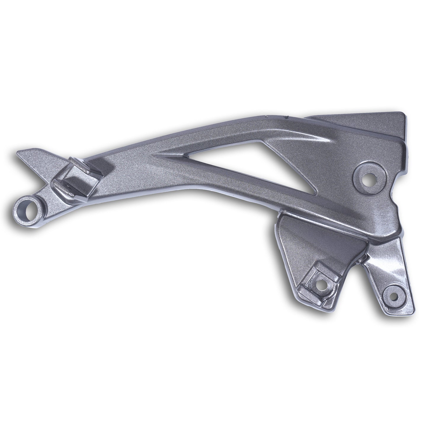 Varroc Foot Rest Bracket Right Hand for Pulsur 220 SF – Grey | Heavy-Duty Aluminium Casting | Rust-Free, Corrosion Resistant, Easy to Install, Durable & Lightweight | OEM Quality Motorcycle Spare Part FBKT-P200-DK38G