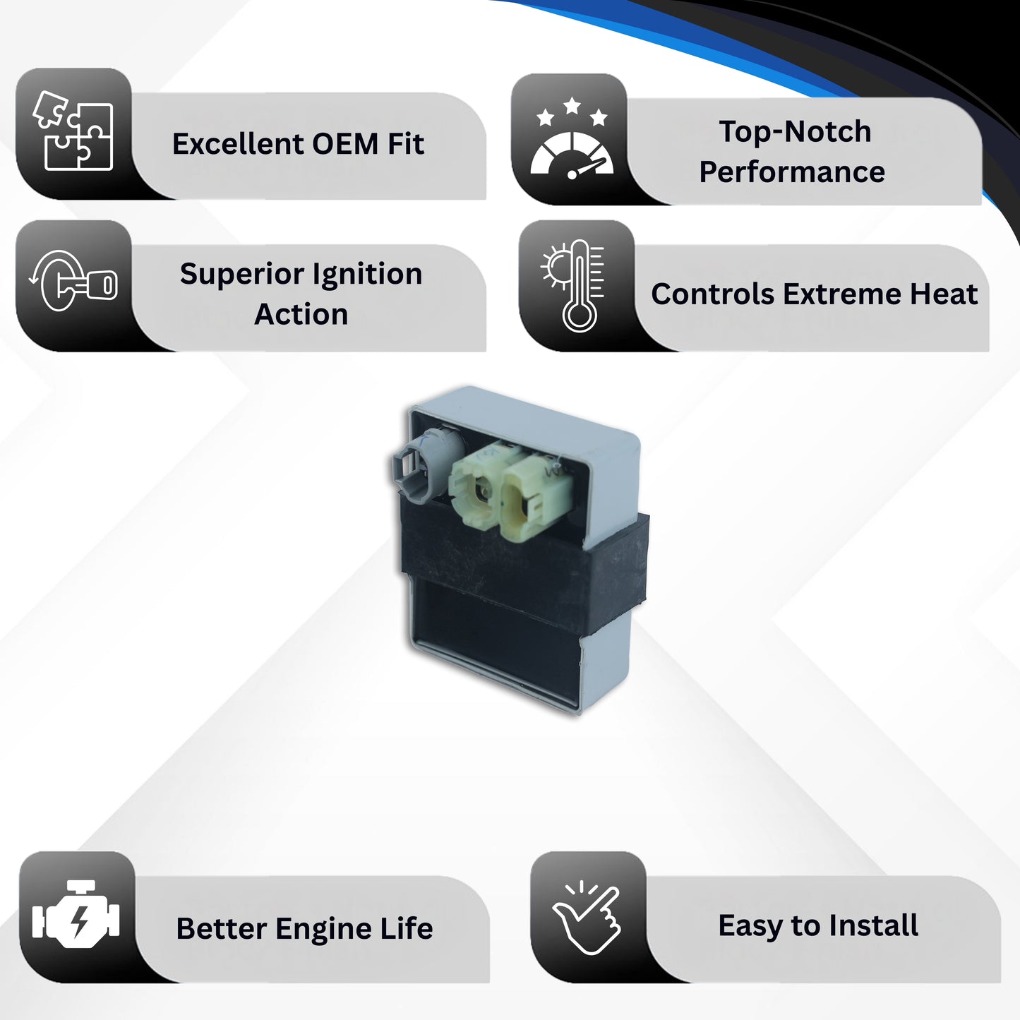 CDI (Capacitor Discharge Ignition) for DSVR 100 CC Twin Spark DC