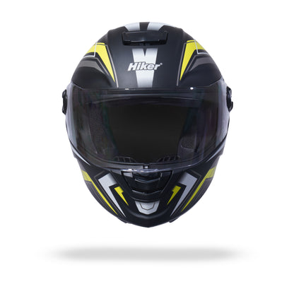 Comet Pro Max HD2 Full Face Helmet Size L 600MM Matt Black And Yellow