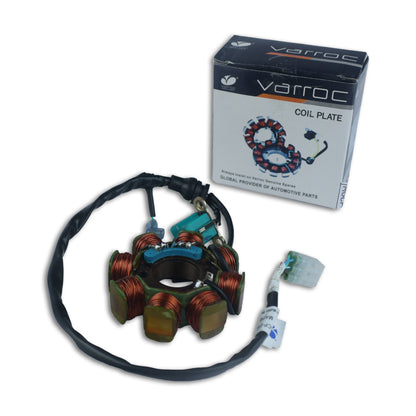 Varroc BAJJ Coil Plate Assembly Dsvr 100 MGCP-DSVR-JB22 | High-Performance Copper Winding