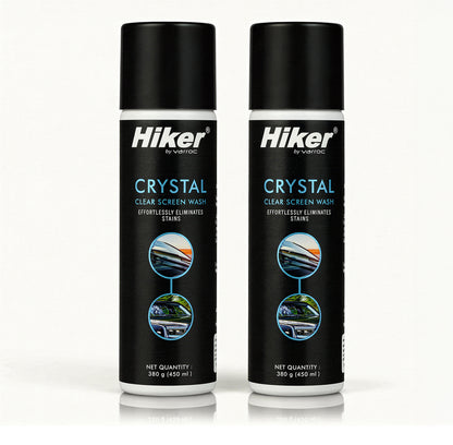 Hiker by Varroc Crystal Clear Screen Wash for Cars - Pack of 2 -CARC-UNIV-CCSW