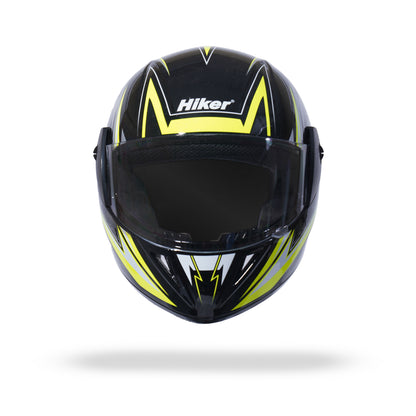 WAVE PRO MAX Full Face Helmet-Gloss Black Yellow