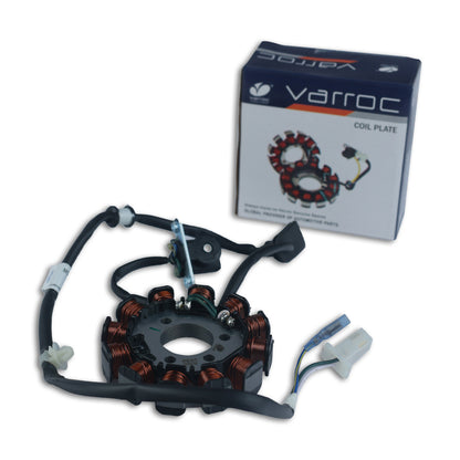 Varroc Hoonda Coil Plate Assembly Stator Actva 3G 5G MGCP-ATVA-3G5G | High-Performance Copper Winding