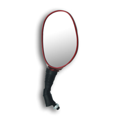 Varroc Shatter Proof Rear View Mirror Left Hand For HiroGLAMOR CANDY RED (Pack of 1) - REVM-GLMR-171AL