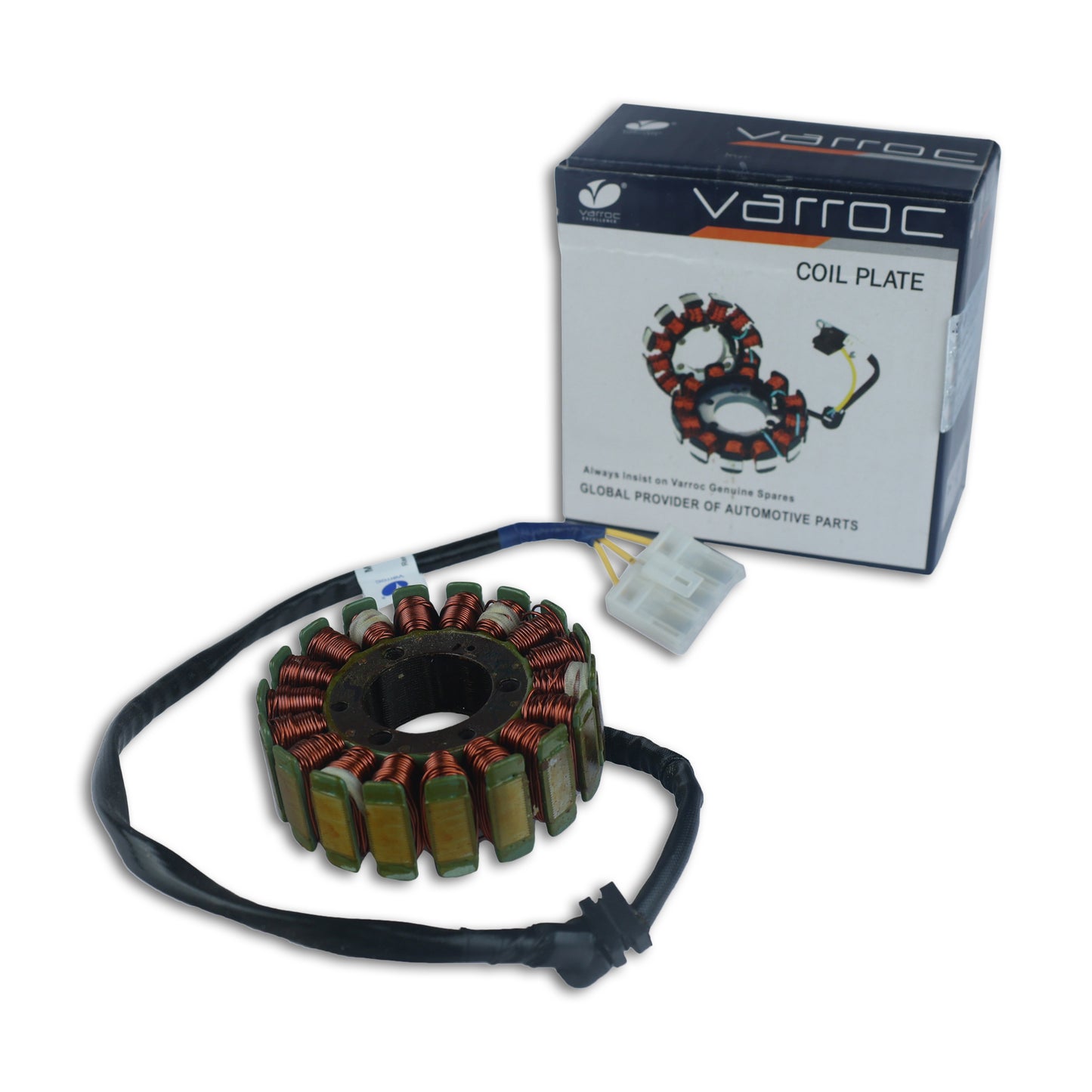 Varroc BAJJ Coil Plate Assembly Ktem 200 Cc MGCP-KTEM-JG05 | High-Performance Copper Winding