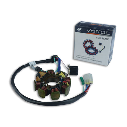 Varroc BAJJ Coil Plate Assembly Dsvr 135 Ss MGCP-DVSR-DS49 | High-Performance Copper Winding