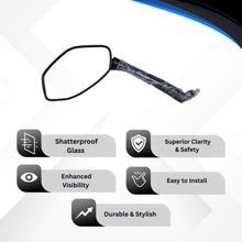 Varroc Shatter Proof Rear View Mirror For BAJJ Pulsar 200 RS Left Hand  (Pack of 1) - REVM-PLSR-DT00