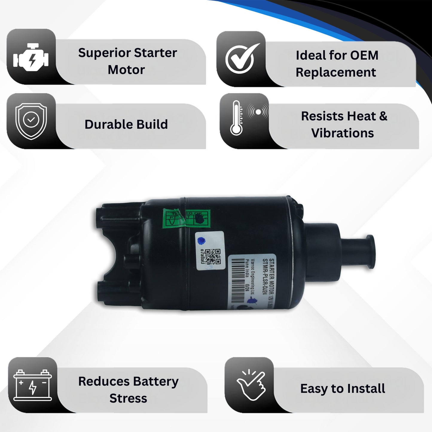 Starter Motor for PLSR 180 UG3 -STMR-PLSR-DJ24