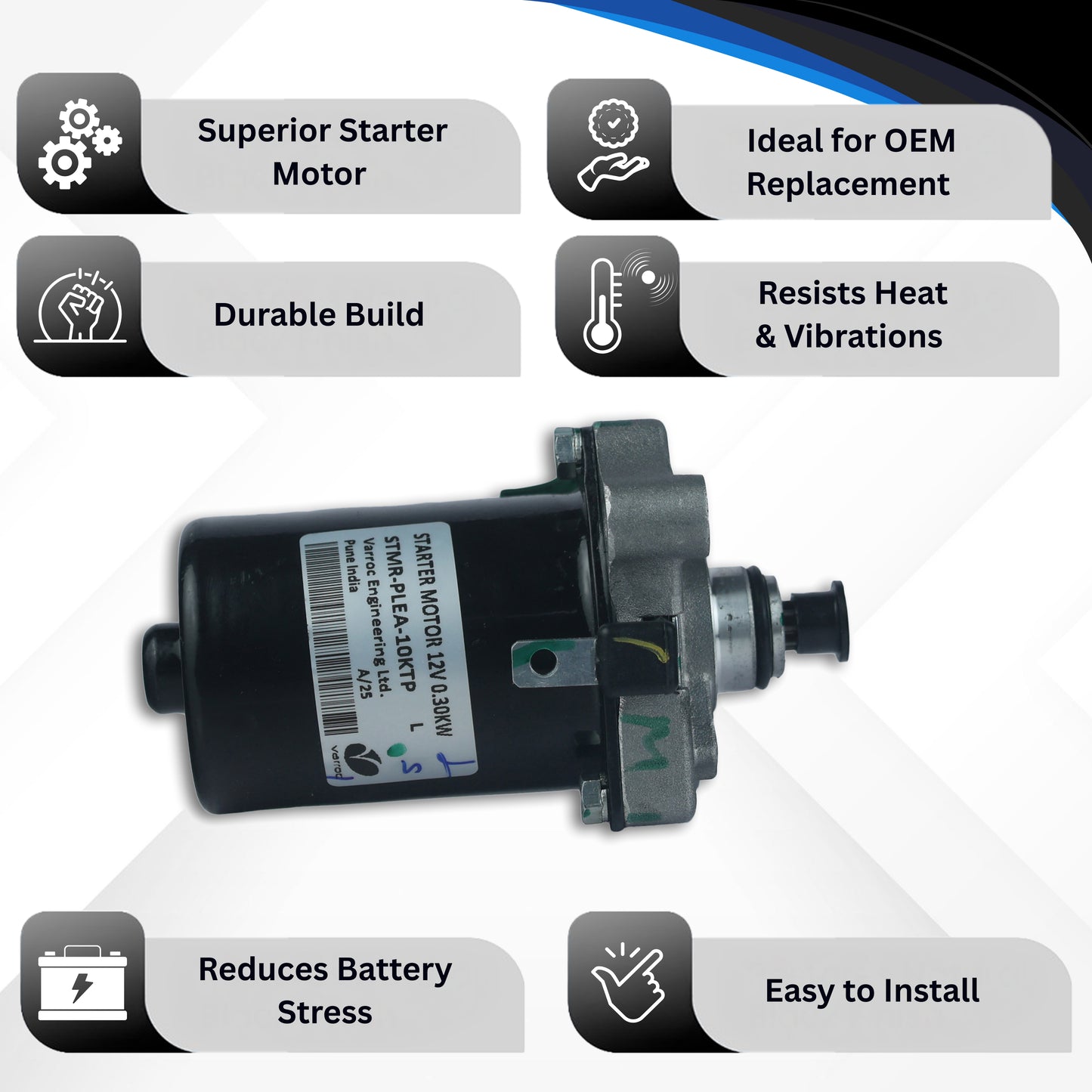 Starter Motor for Pleasur -STMR-PLEA-10KTP