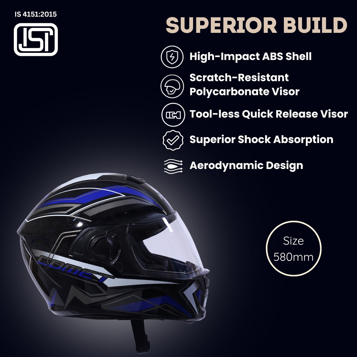 FLASH PRO MAX Full Face Helmet -Matt Black Green